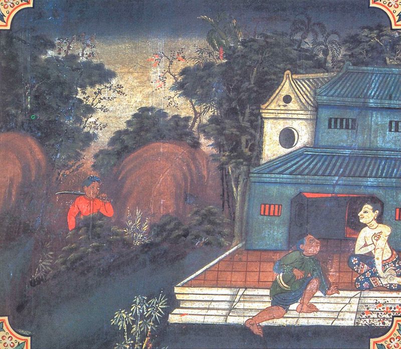 temple painting of Veri Jataka