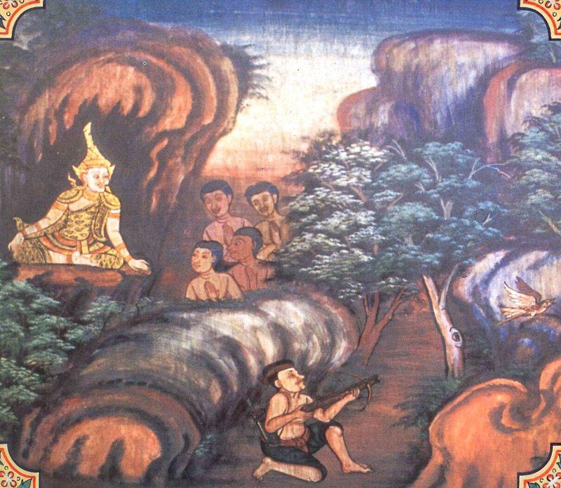 temple painting of Tittira Jataka
