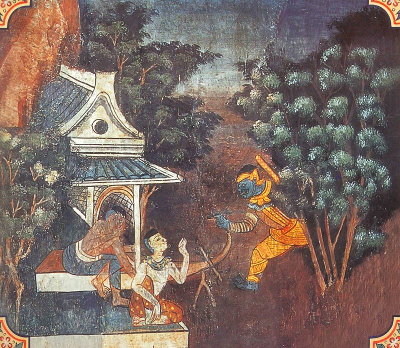 temple painting of Gagga Jataka