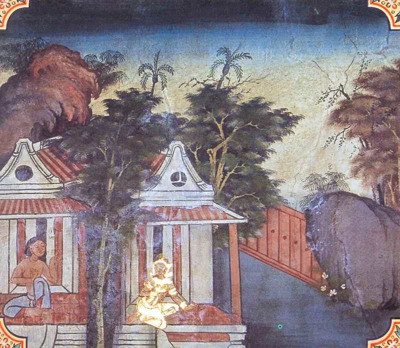 temple painting of Susima Jataka