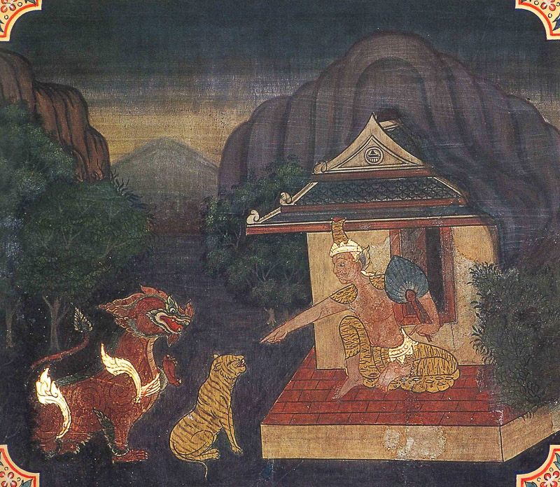 painting of Maluta Jataka