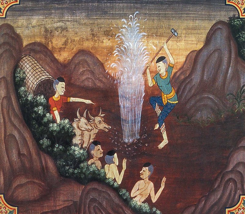 painting of Vannupatha Jataka