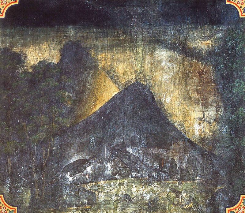 temple painting of Viraka Jataka
