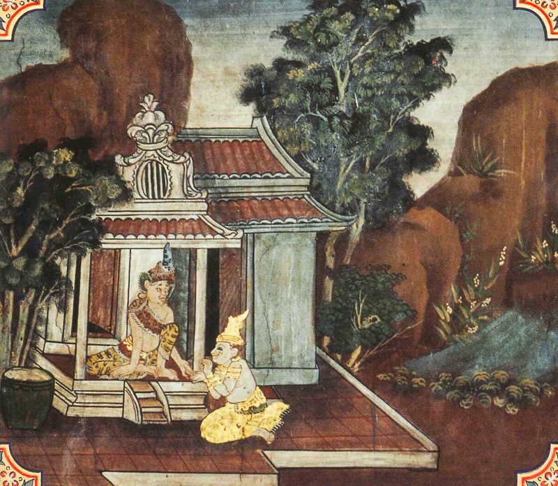 temple painting of Kesava Jataka