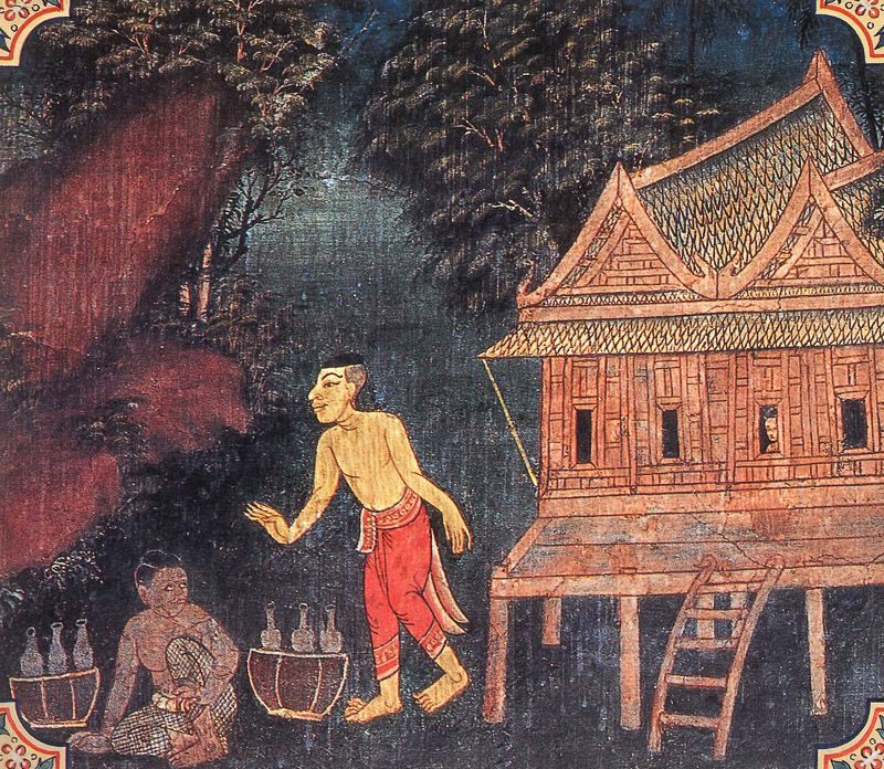 painting of Varuni Jataka