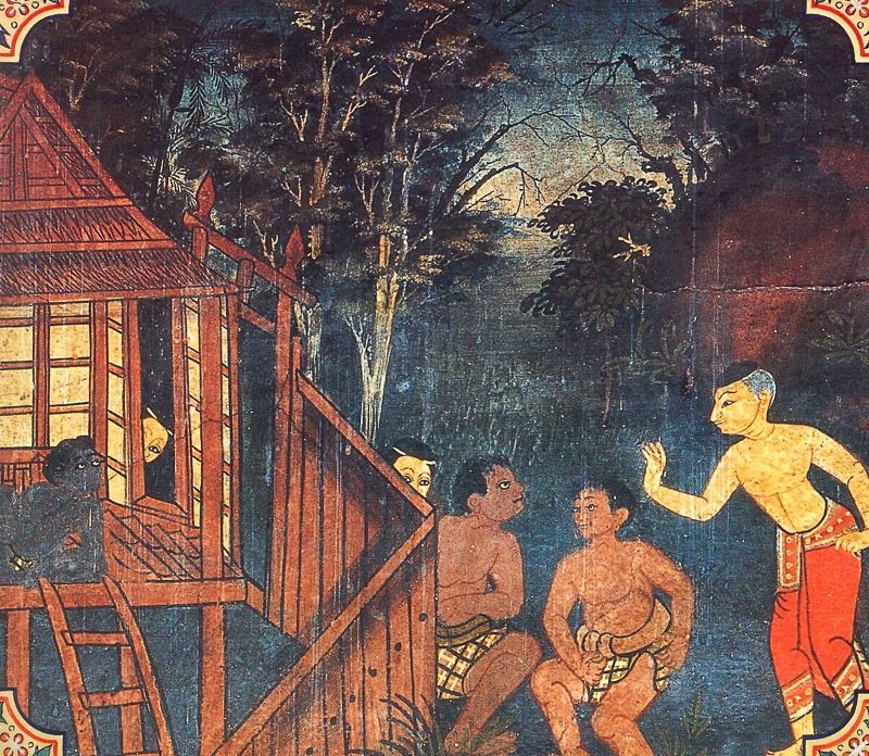 temple painting of Nakkhatta Jataka