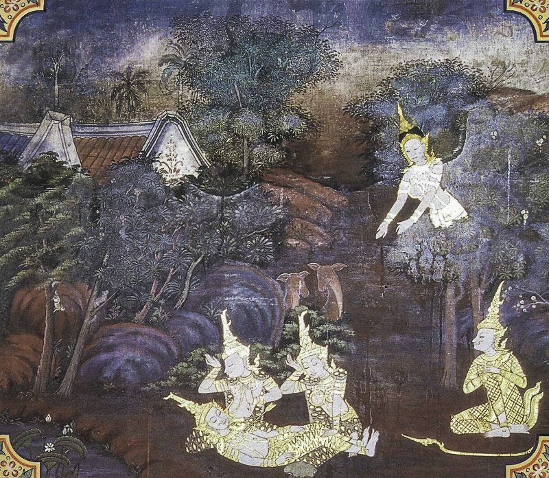 painting of Sama Jataka