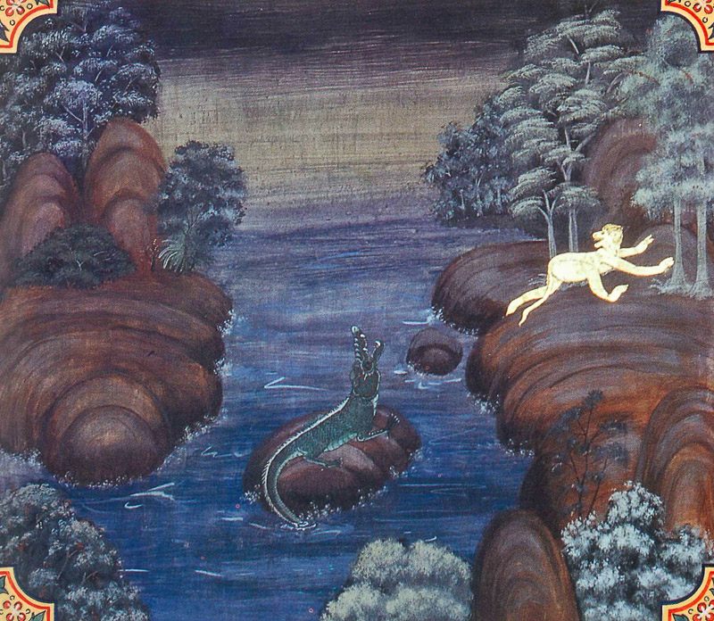 painting of Vanarinda Jataka