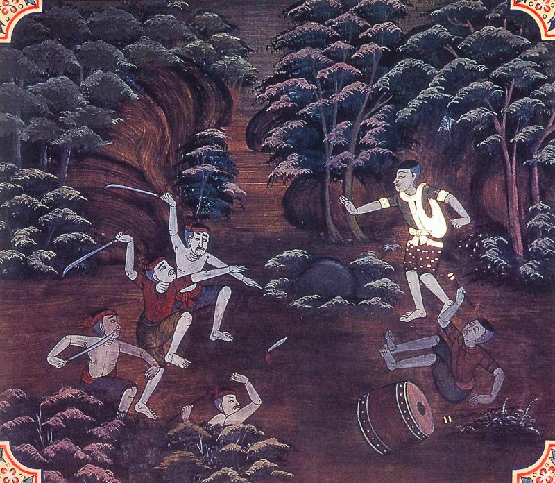 painting of Bherivada Jataka