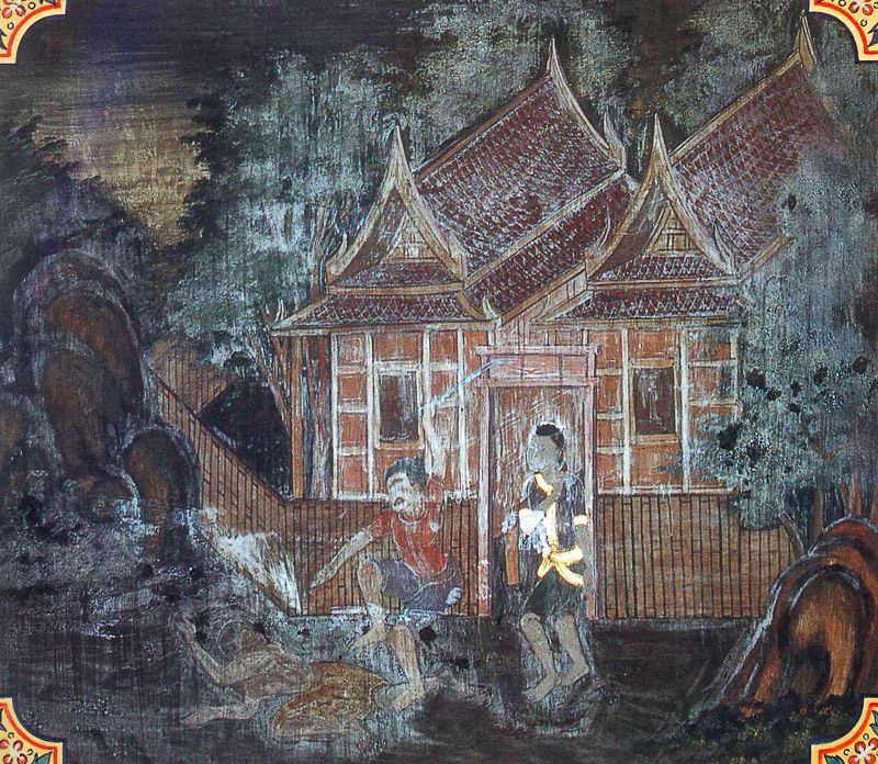 painting of Takka Jataka