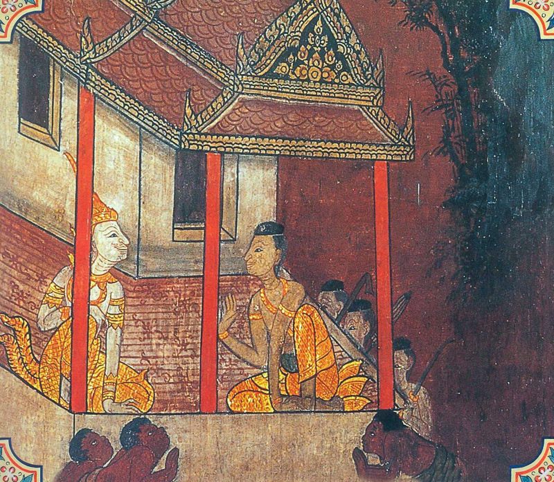 temple painting of Kosiya Jataka