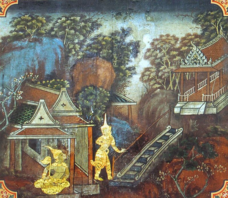 temple painting of Samkappa Jataka