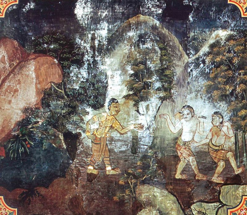 temple painting of Paduma Jataka