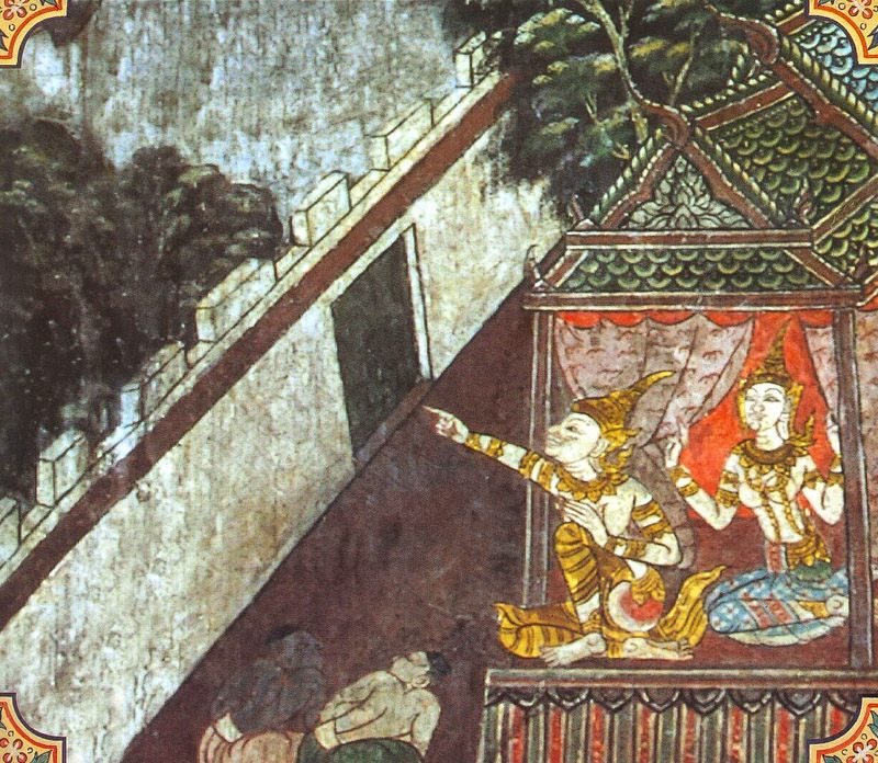 temple painting of Sujata Jataka