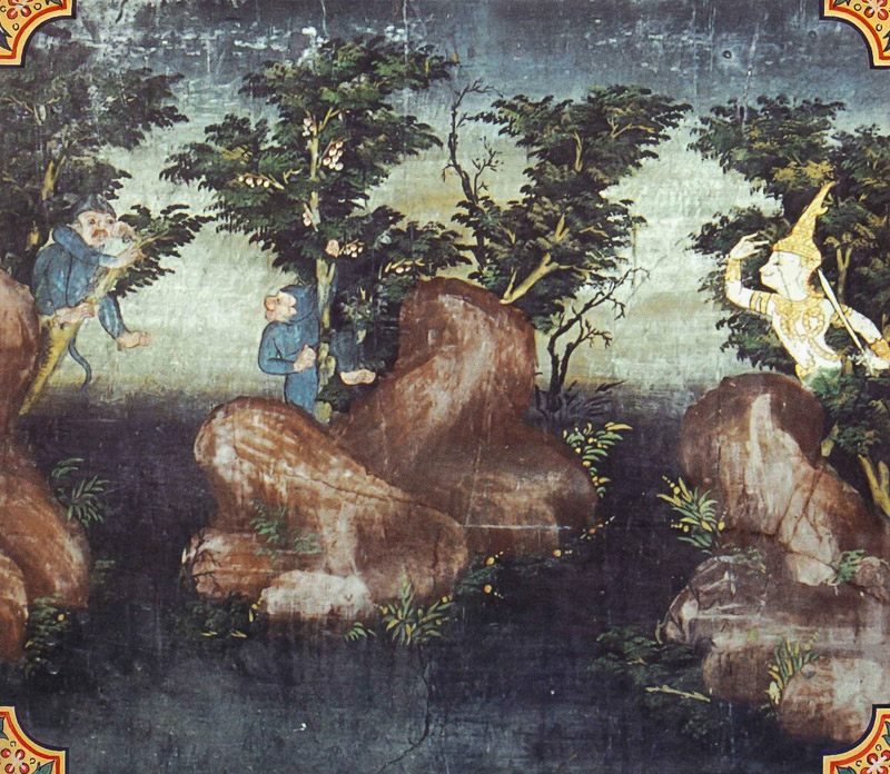 temple painting of Udumbara Jataka