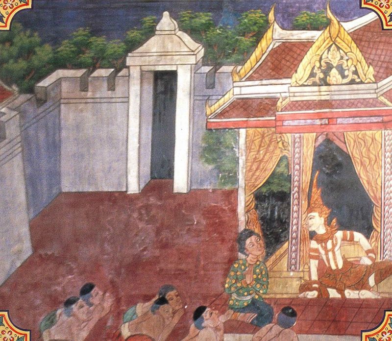 temple painting of Sujata Jataka