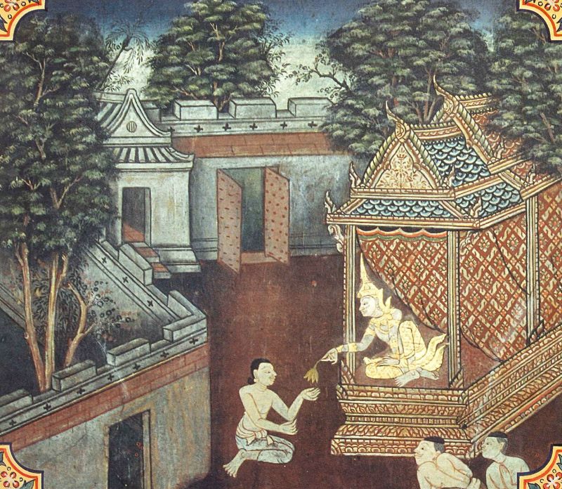 temple painting of Kakkaru Jataka