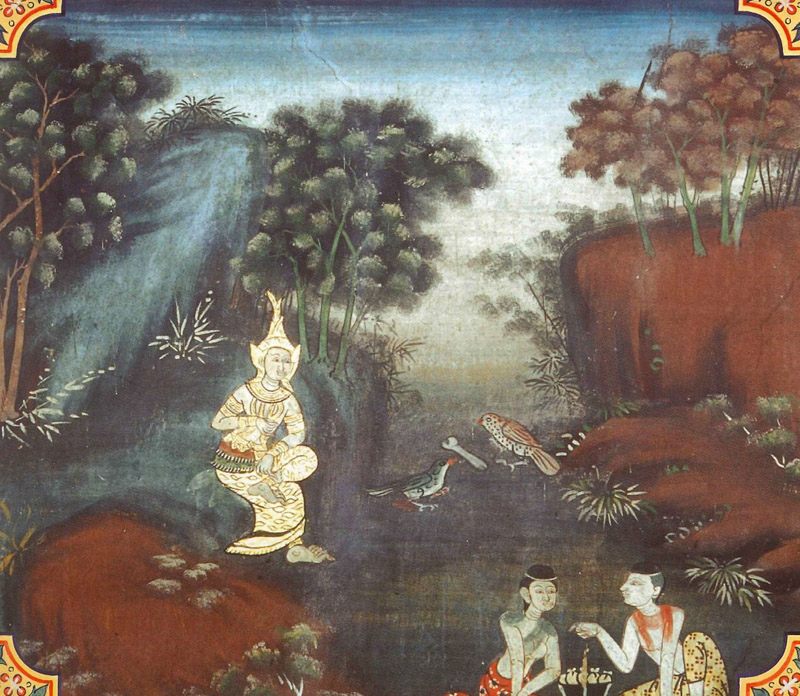 temple painting of Silavimamsa Jataka