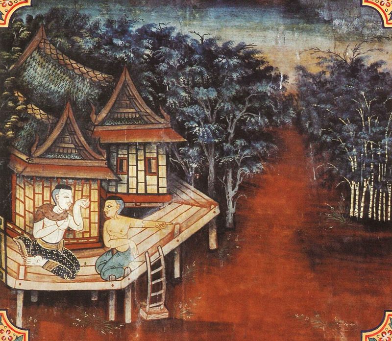 temple painting of Sujata Jataka