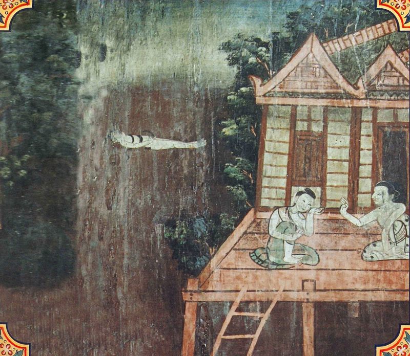 temple painting of Uraga Jataka