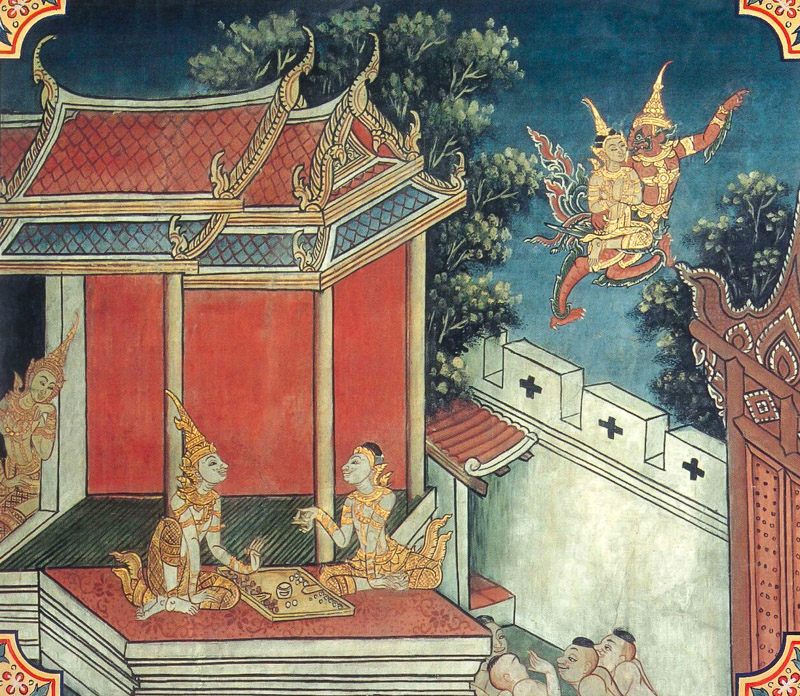 temple painting of Sussondi Jataka