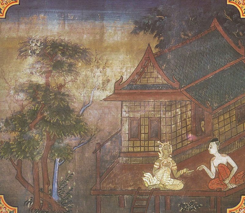 temple painting of Suci Jataka