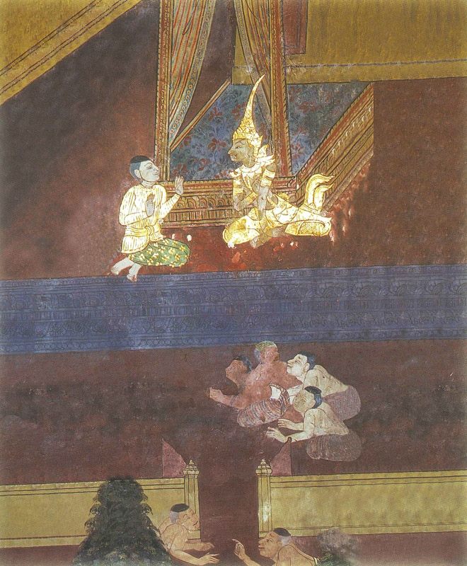 temple painting of Kukku Jataka