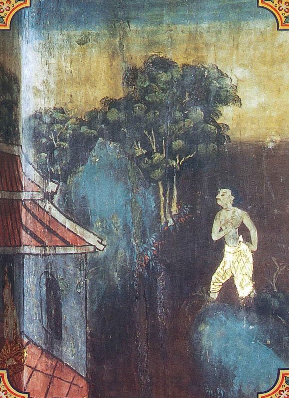 temple painting of Kumbhakara Jataka