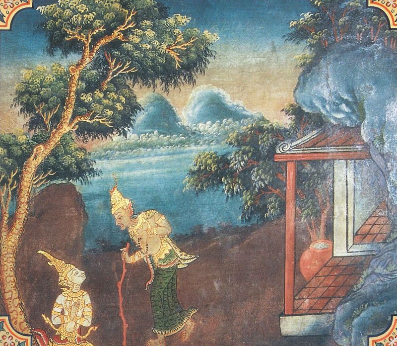 temple painting of Jagara Jataka