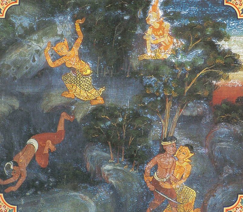 temple painting of Sulasa Jataka