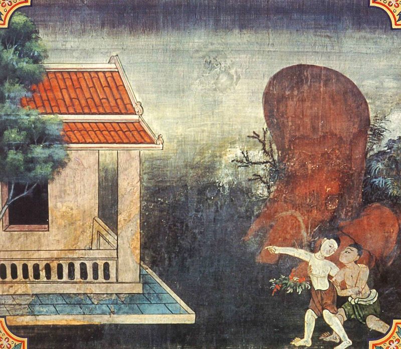 temple painting of Harita Jataka