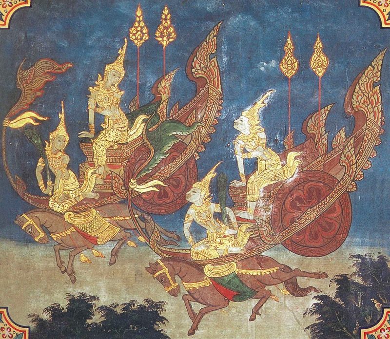 temple painting of Dhamma Jataka