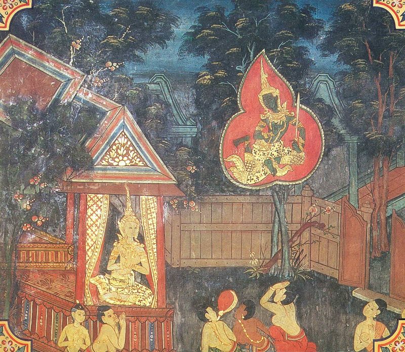 temple painting of Udaya Jataka