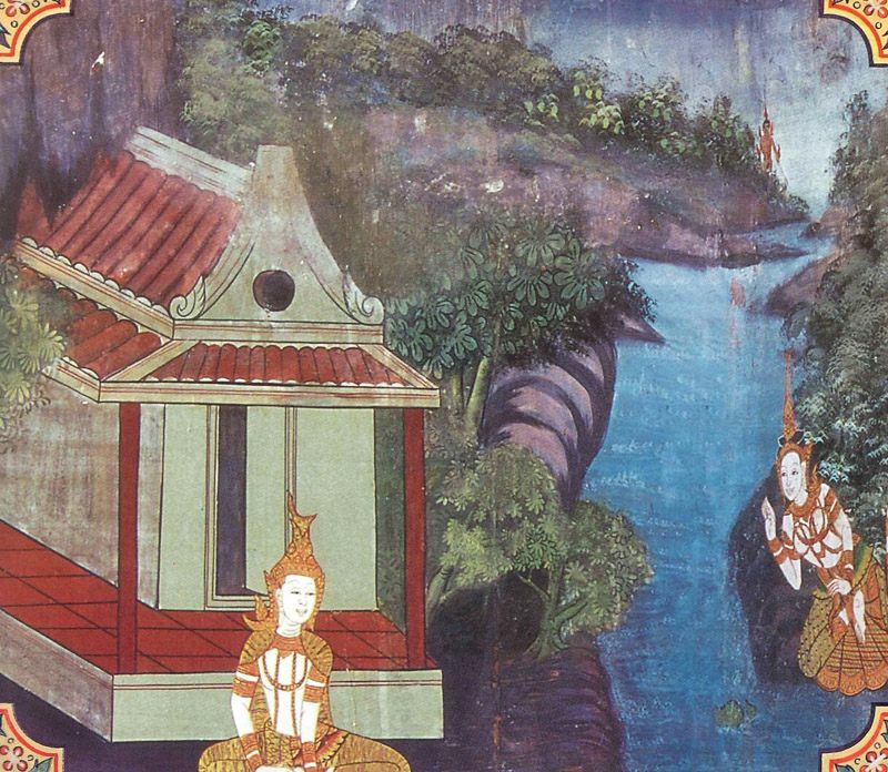 temple painting of Kimchanda Jataka