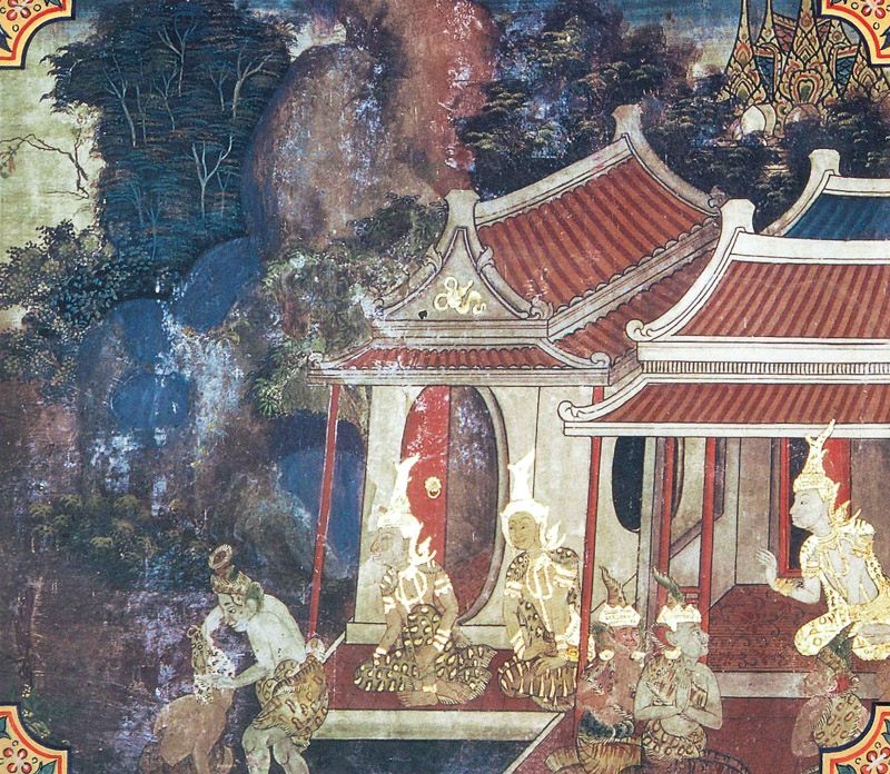 temple painting of Culla-Sutasoma Jataka